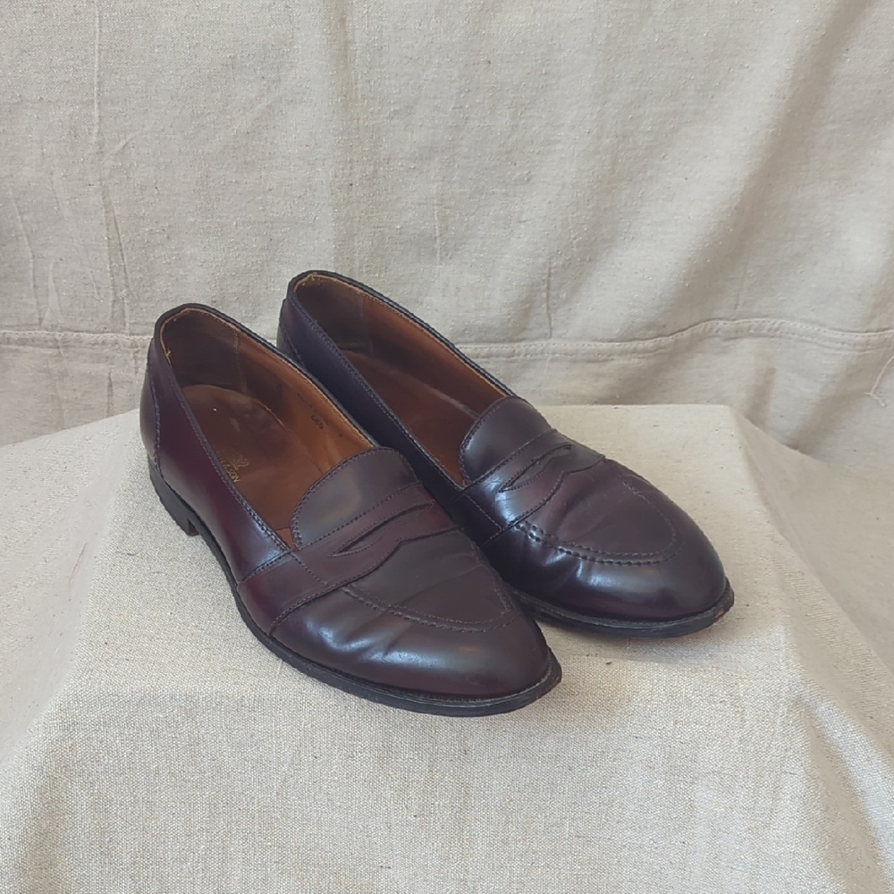 Alden 684 Shell Cordovan Full Strap Penny Loafers